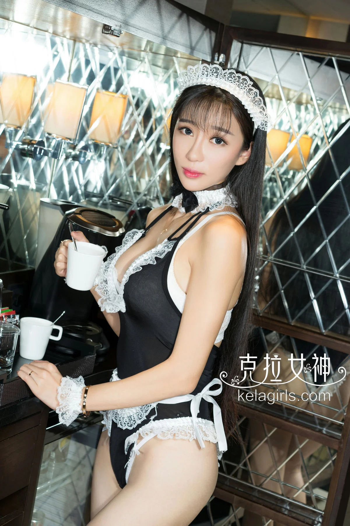 KeLa 克拉女神 No.115 吴倩倩诱人の女仆娃娃 女仆制服 - 2