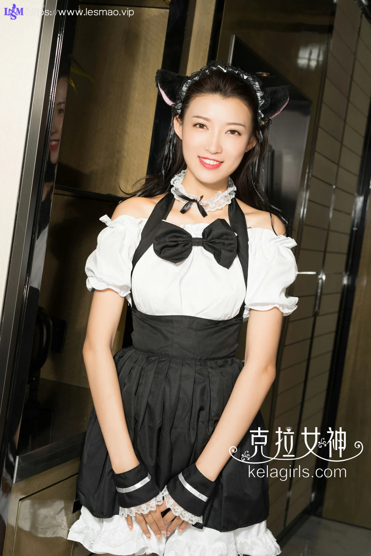 KeLa 克拉女神 No.144 赵雨静镜幻女仆 - 3