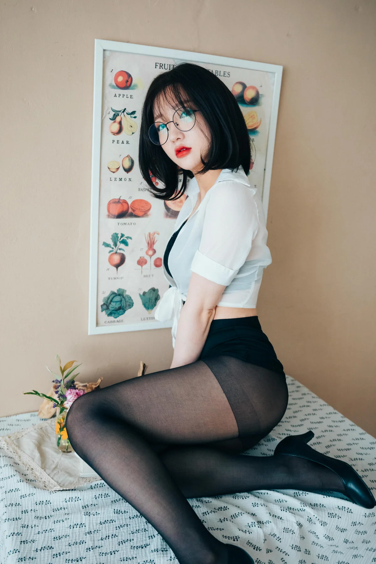 Loozy No.009 Ye-Eun黑丝ol短裙 - 7