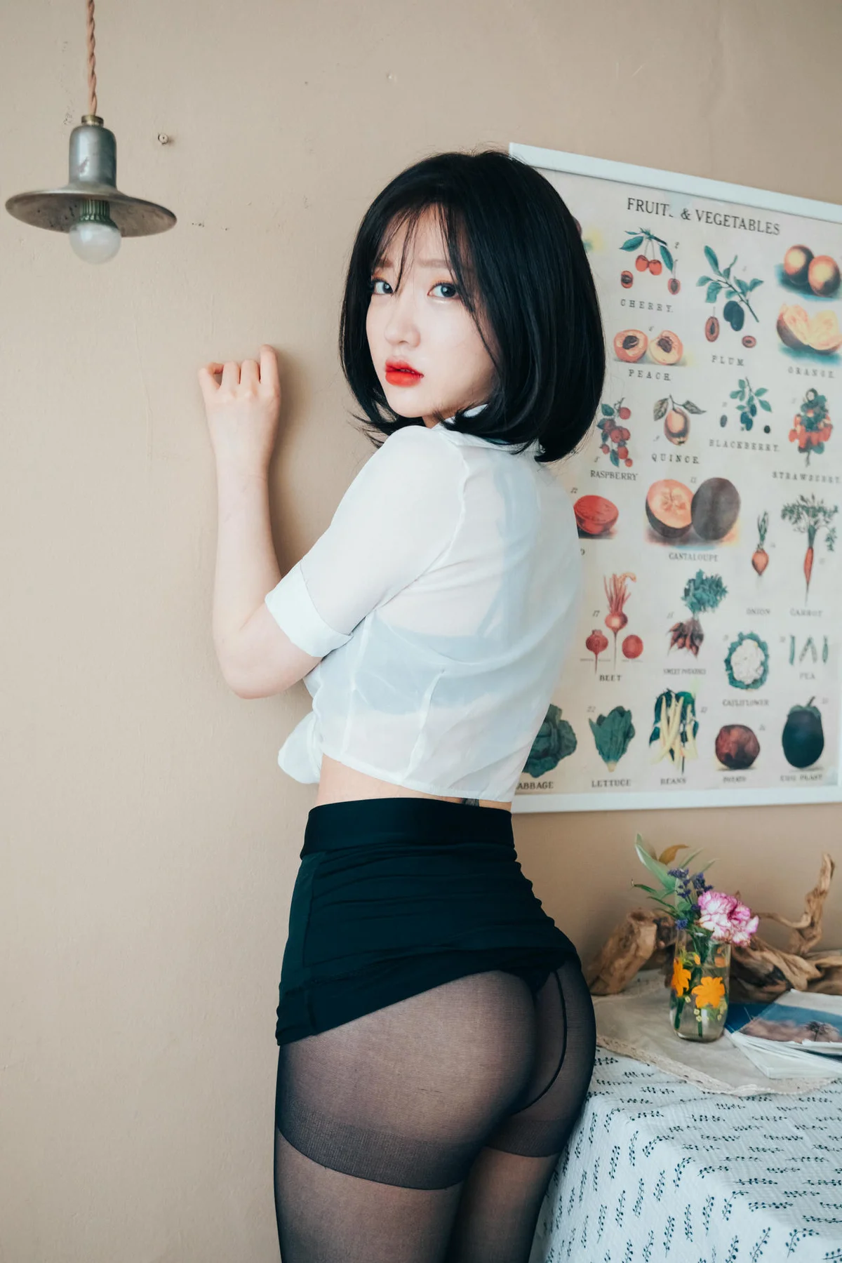 Loozy No.009 Ye-Eun黑丝ol短裙 - 8