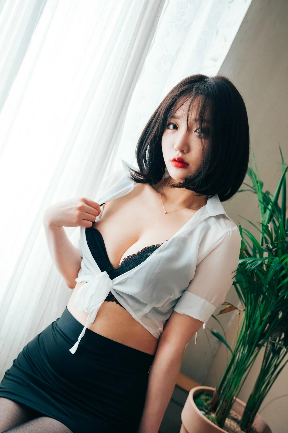 Loozy No.009 Ye-Eun黑丝ol短裙 - 6
