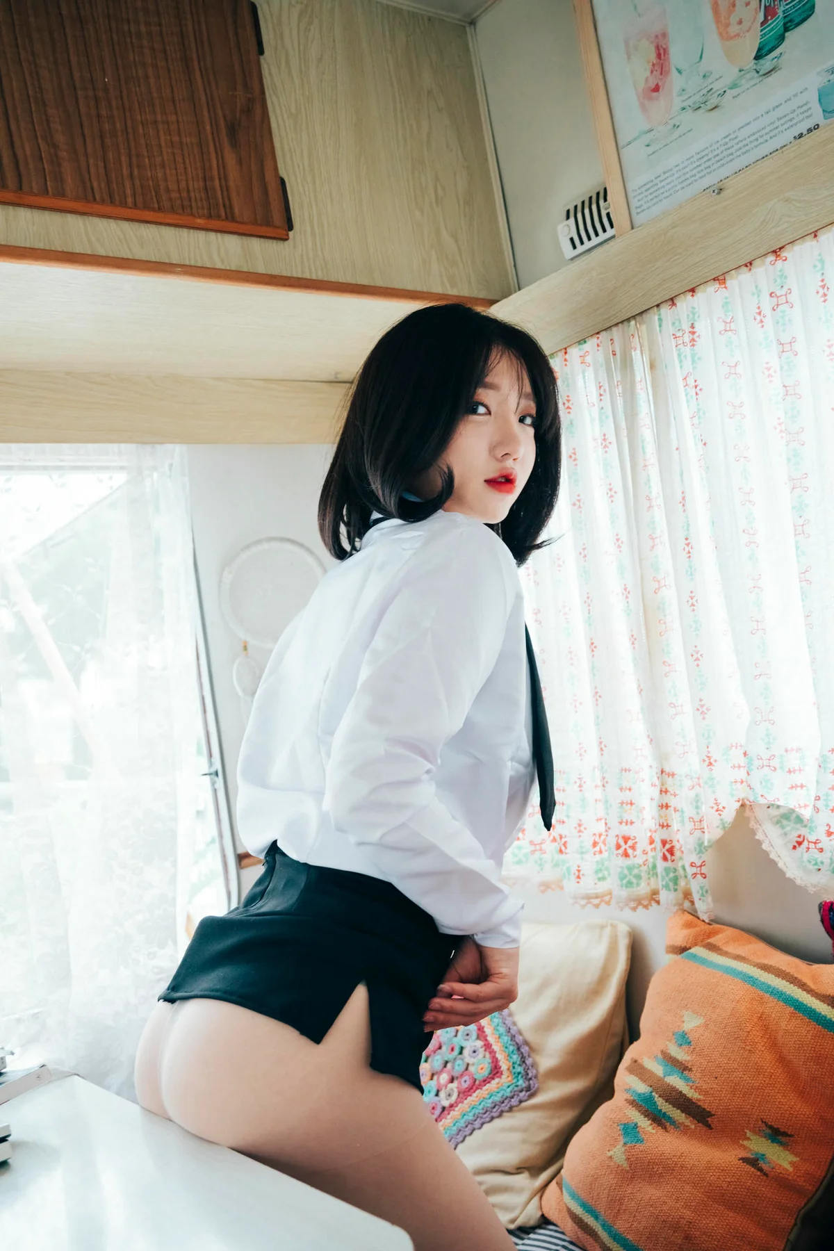 Loozy No.010 Bambi制服乳贴写真 - 8