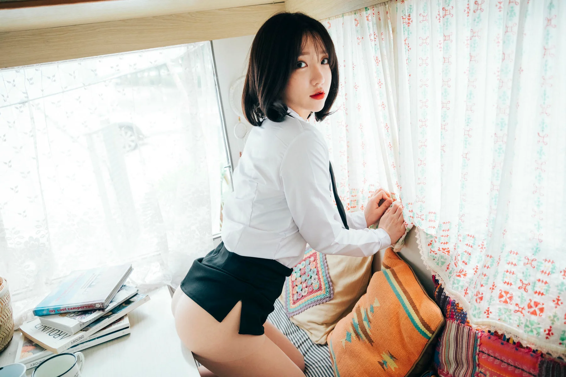 Loozy No.010 Bambi制服乳贴写真 - 9