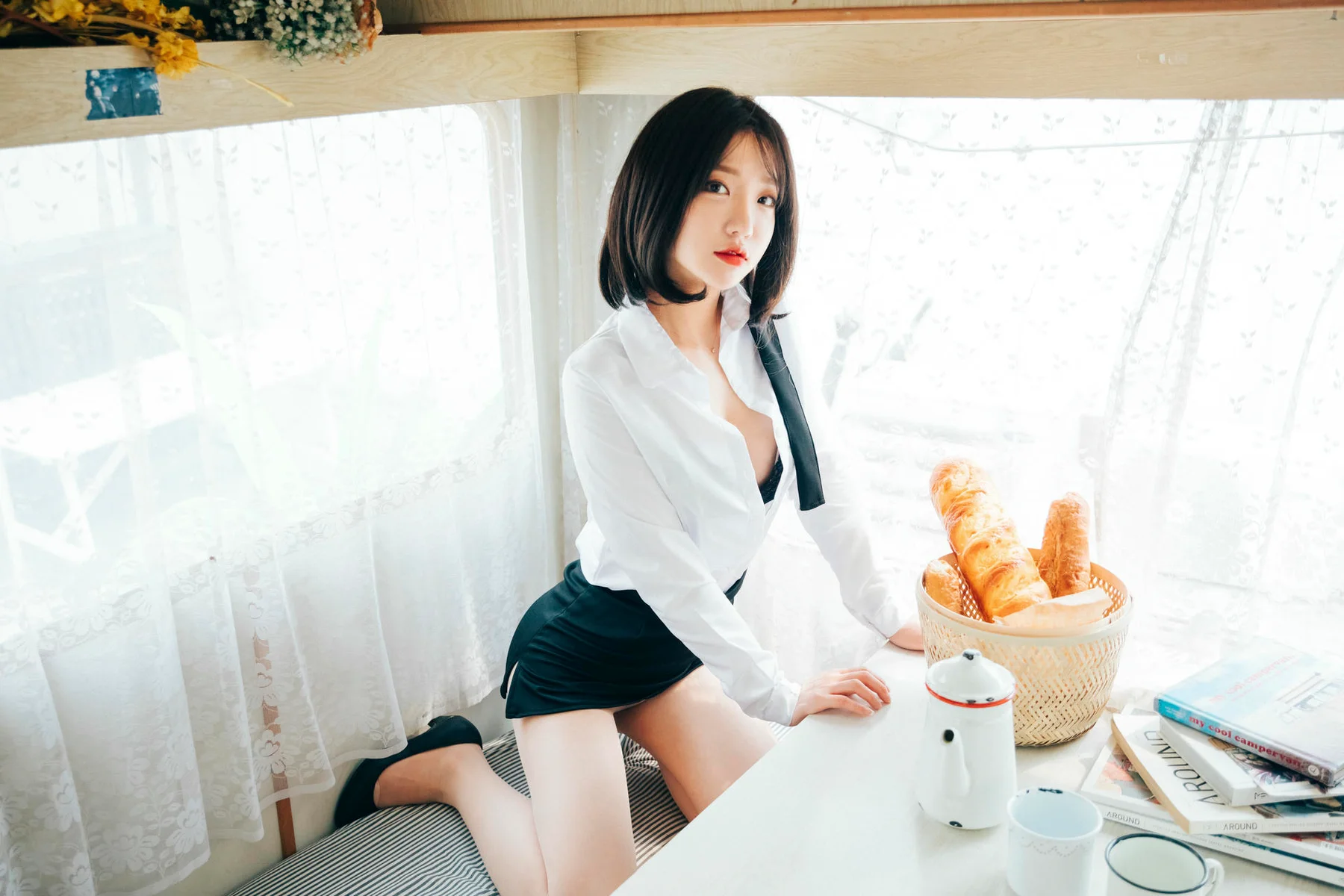 Loozy No.010 Bambi制服乳贴写真 - 3