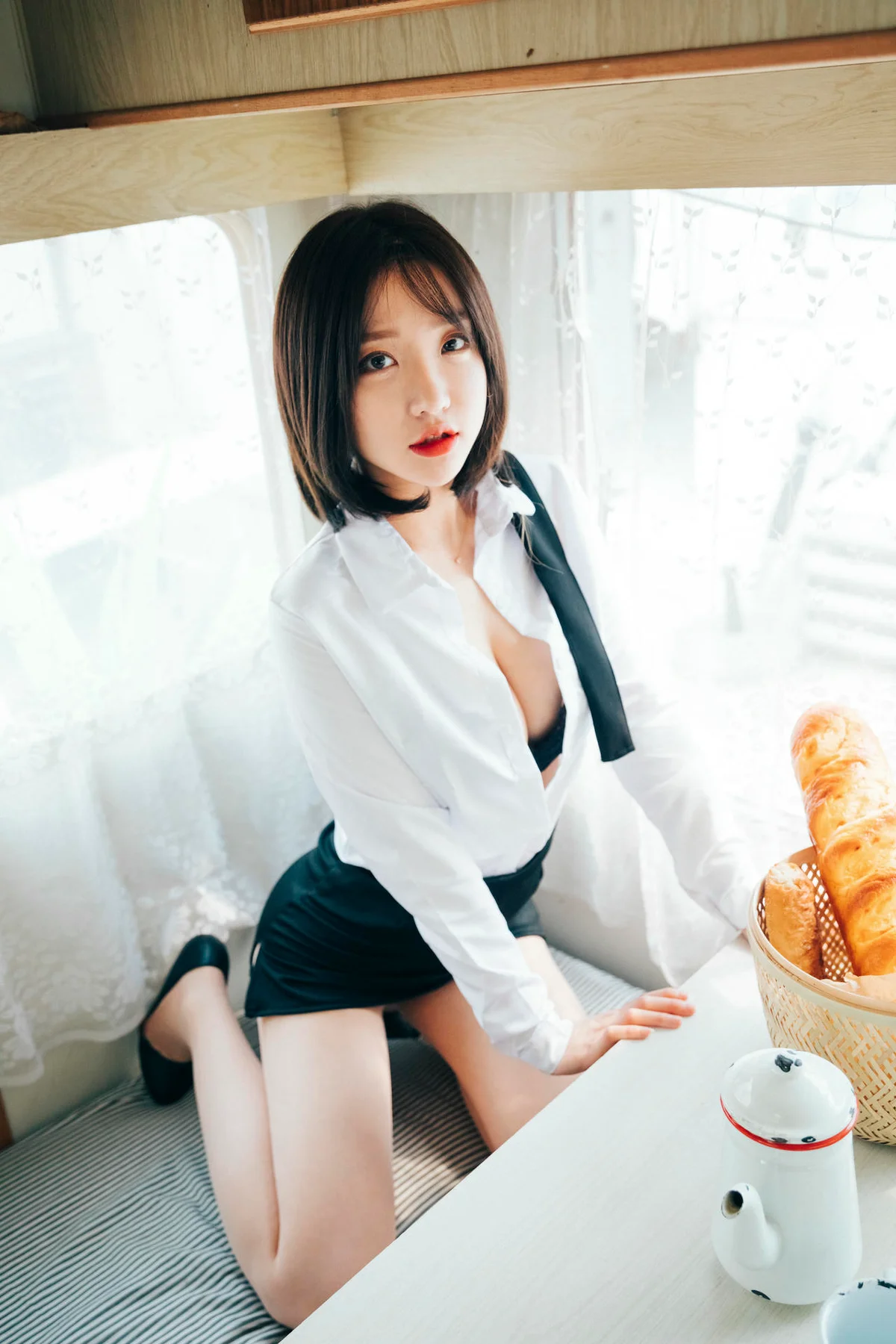 Loozy No.010 Bambi制服乳贴写真 - 5