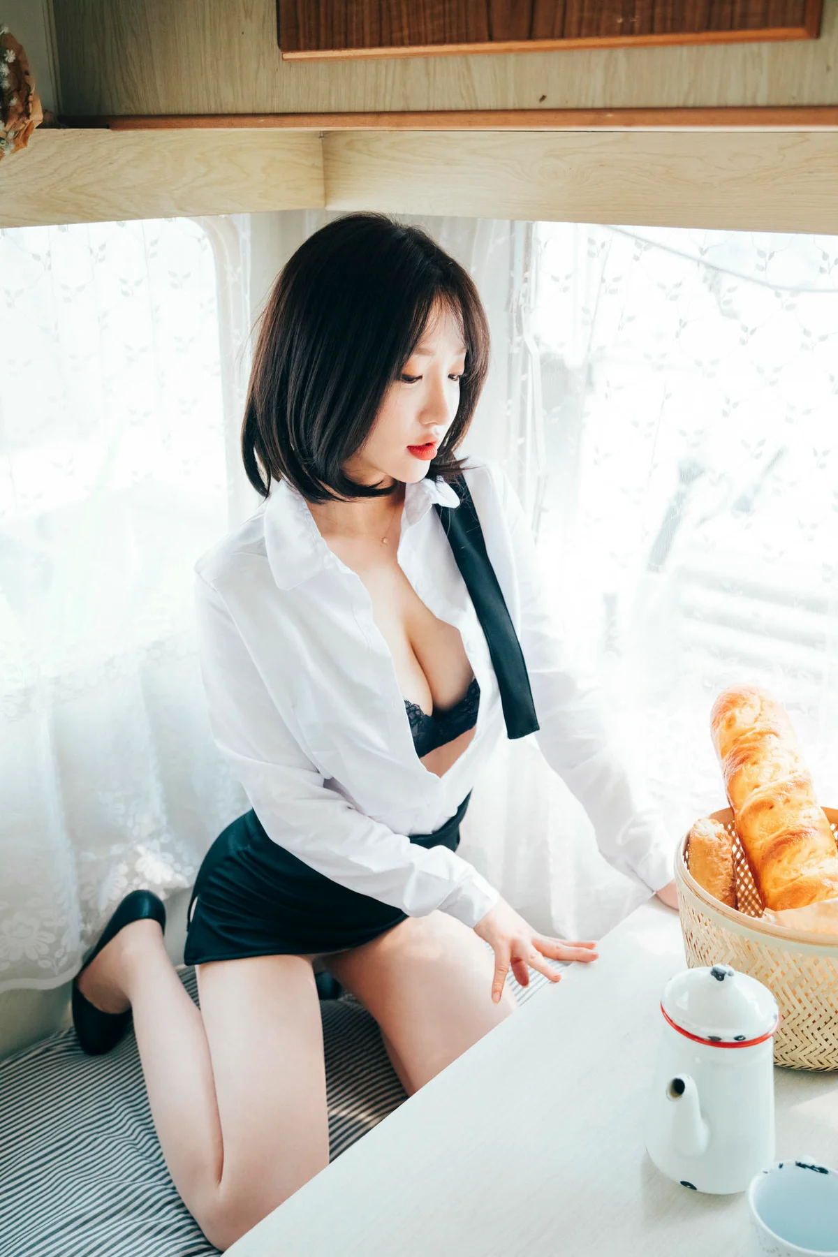 Loozy No.010 Bambi制服乳贴写真 - 6