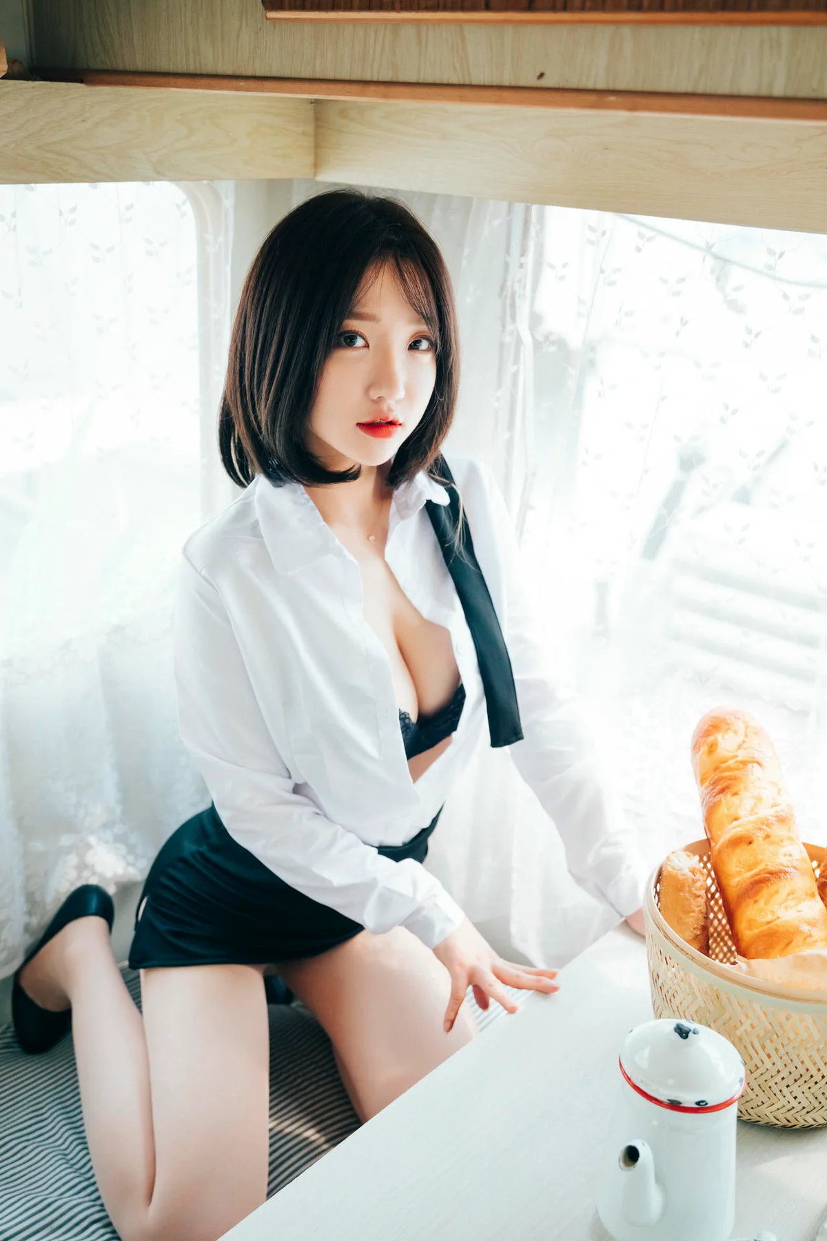 Loozy No.010 Bambi制服乳贴写真 - 7