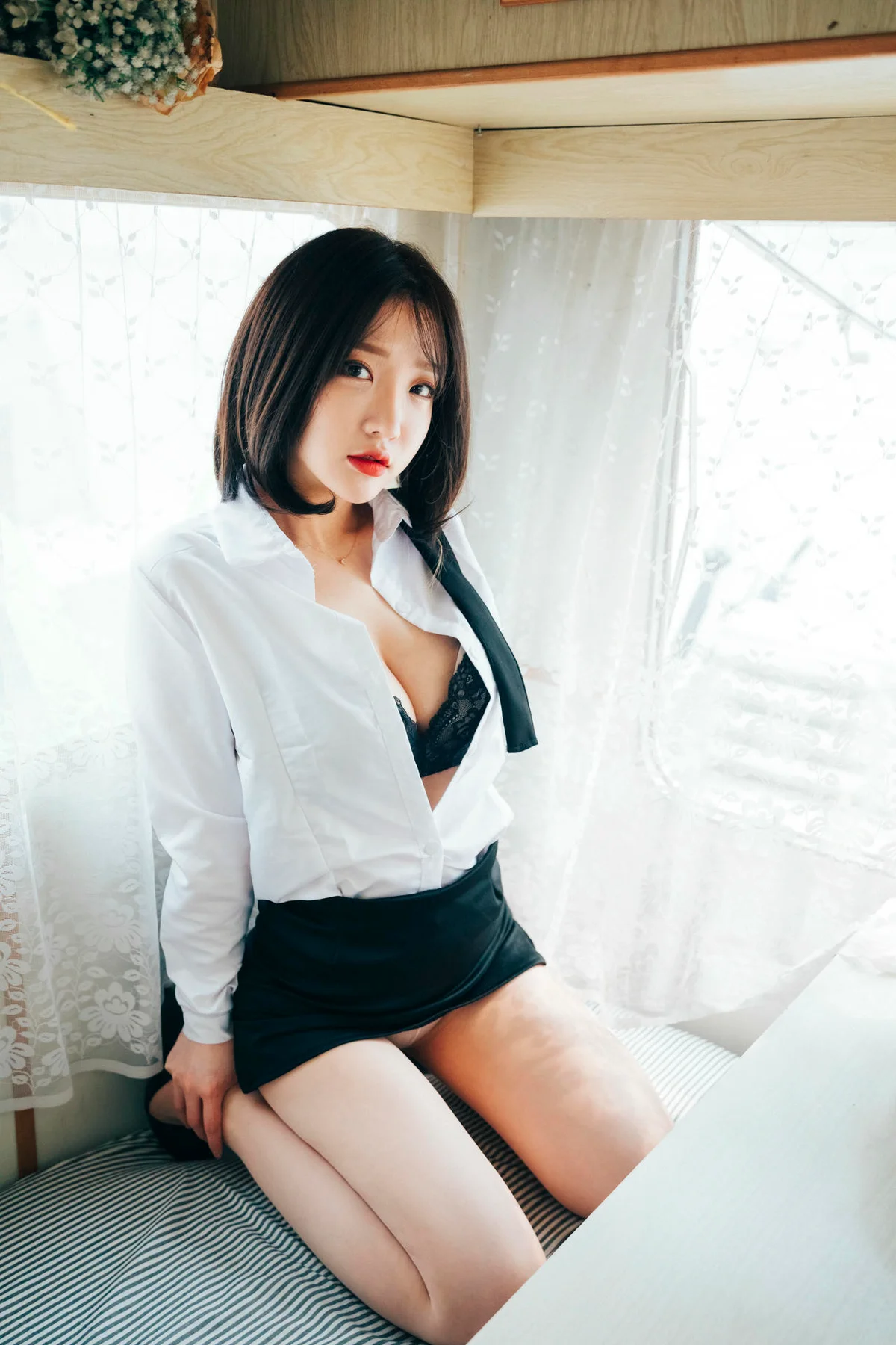 Loozy No.010 Bambi制服乳贴写真 - 8