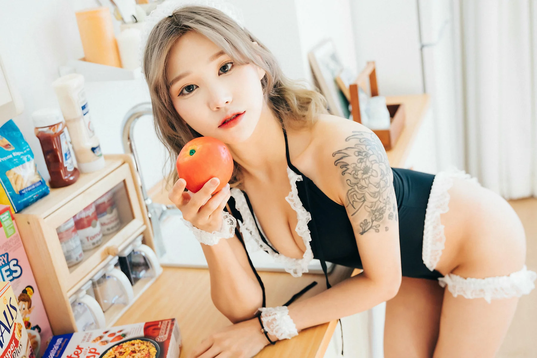 Loozy No.011 Taeri白色连体衣 - 3
