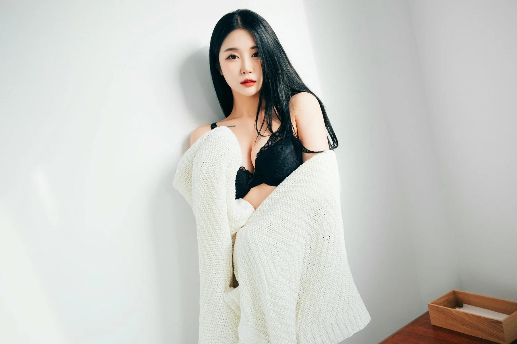 Loozy No.021 Bomi黑色内衣香肩私房 - 7
