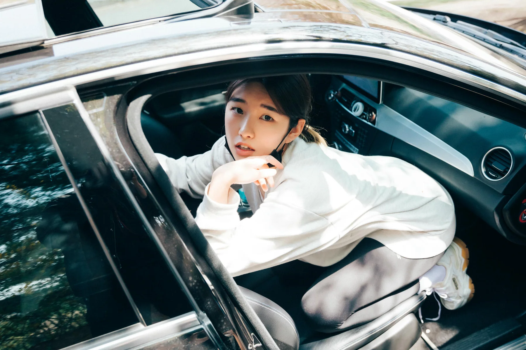 Loozy No.025 Sonson车内写真美女 - 6