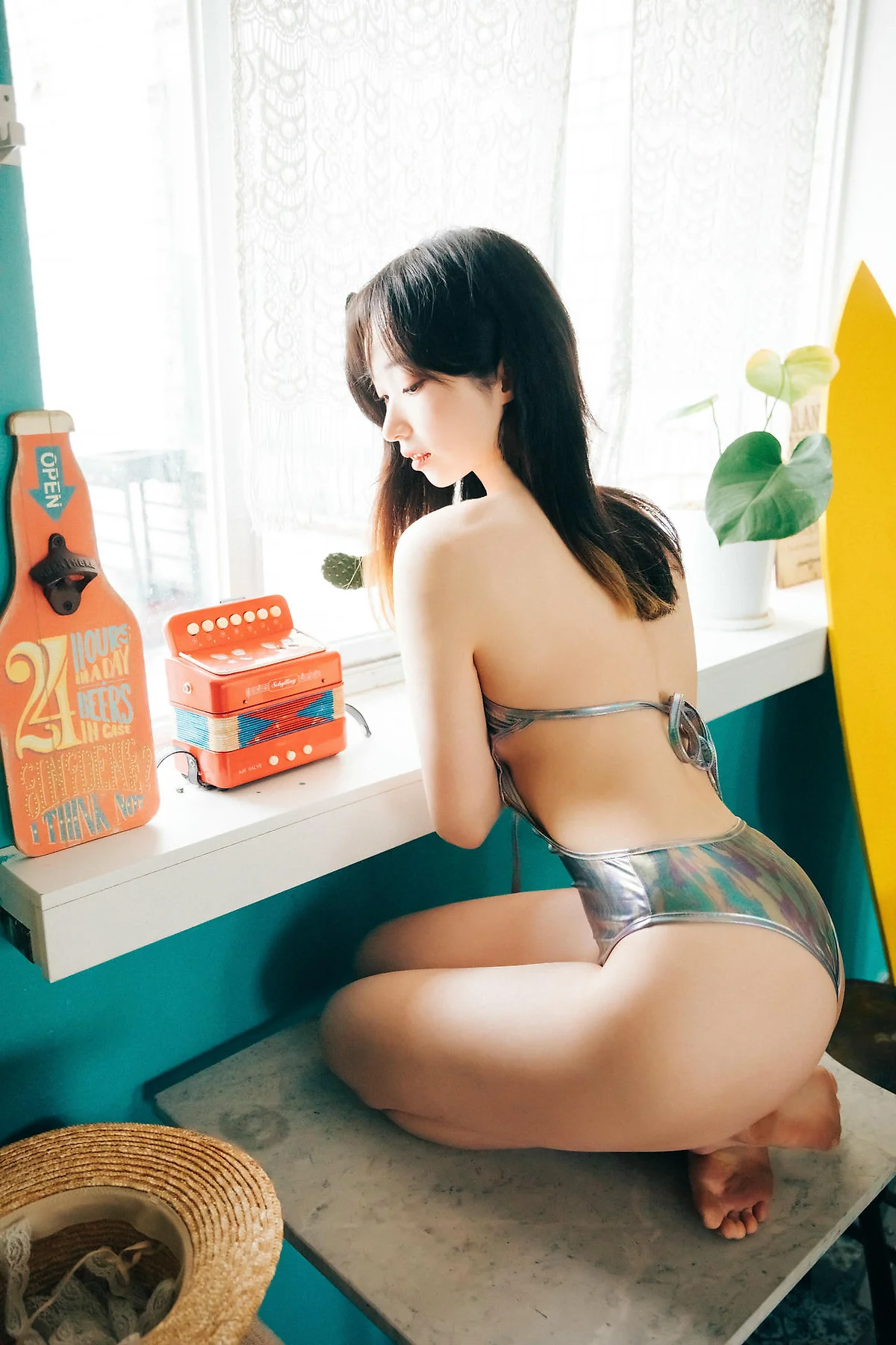 Loozy No.039 Bomi亮色连体衣写真 - 6