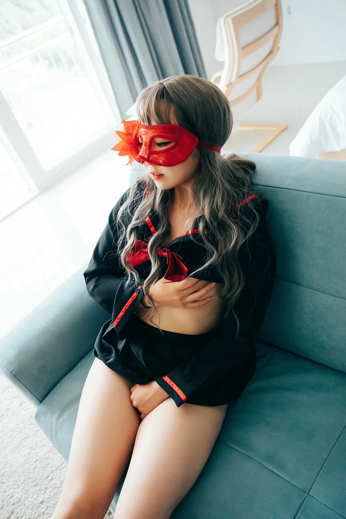 Loozy No.047 Kissme黑丝短裙写真 - 3