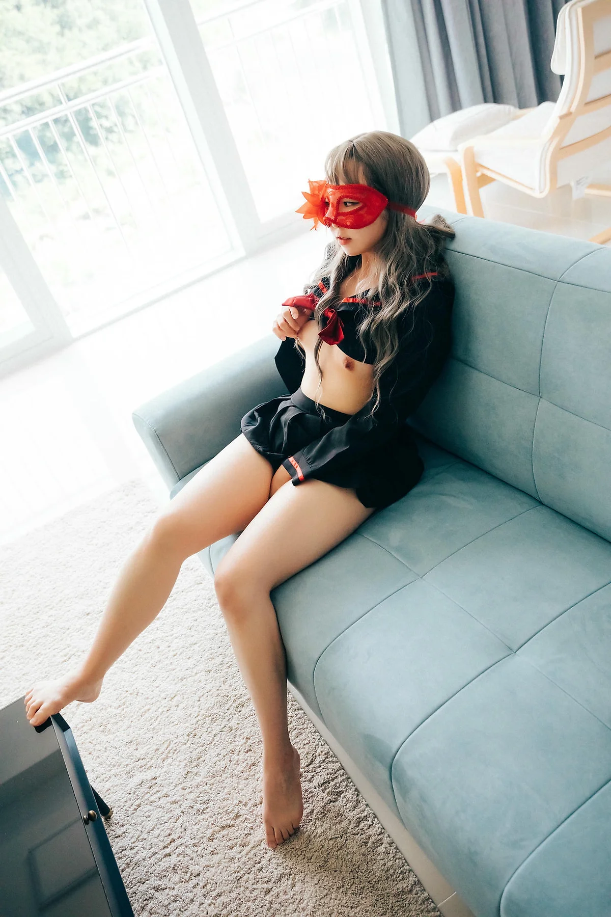 Loozy No.047 Kissme黑丝短裙写真 - 4