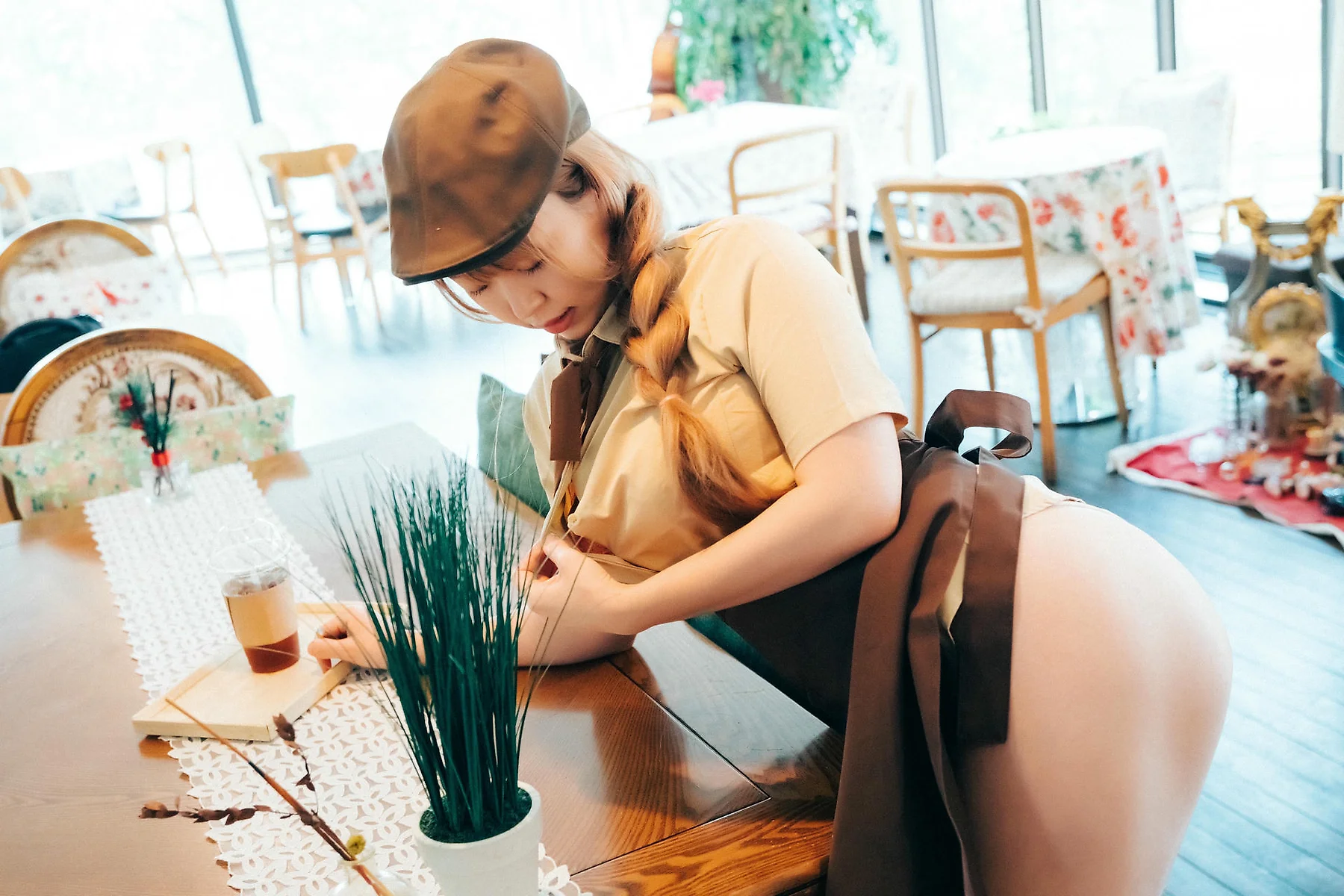 Loozy No.050 Mozzi咖啡馆美女 - 8