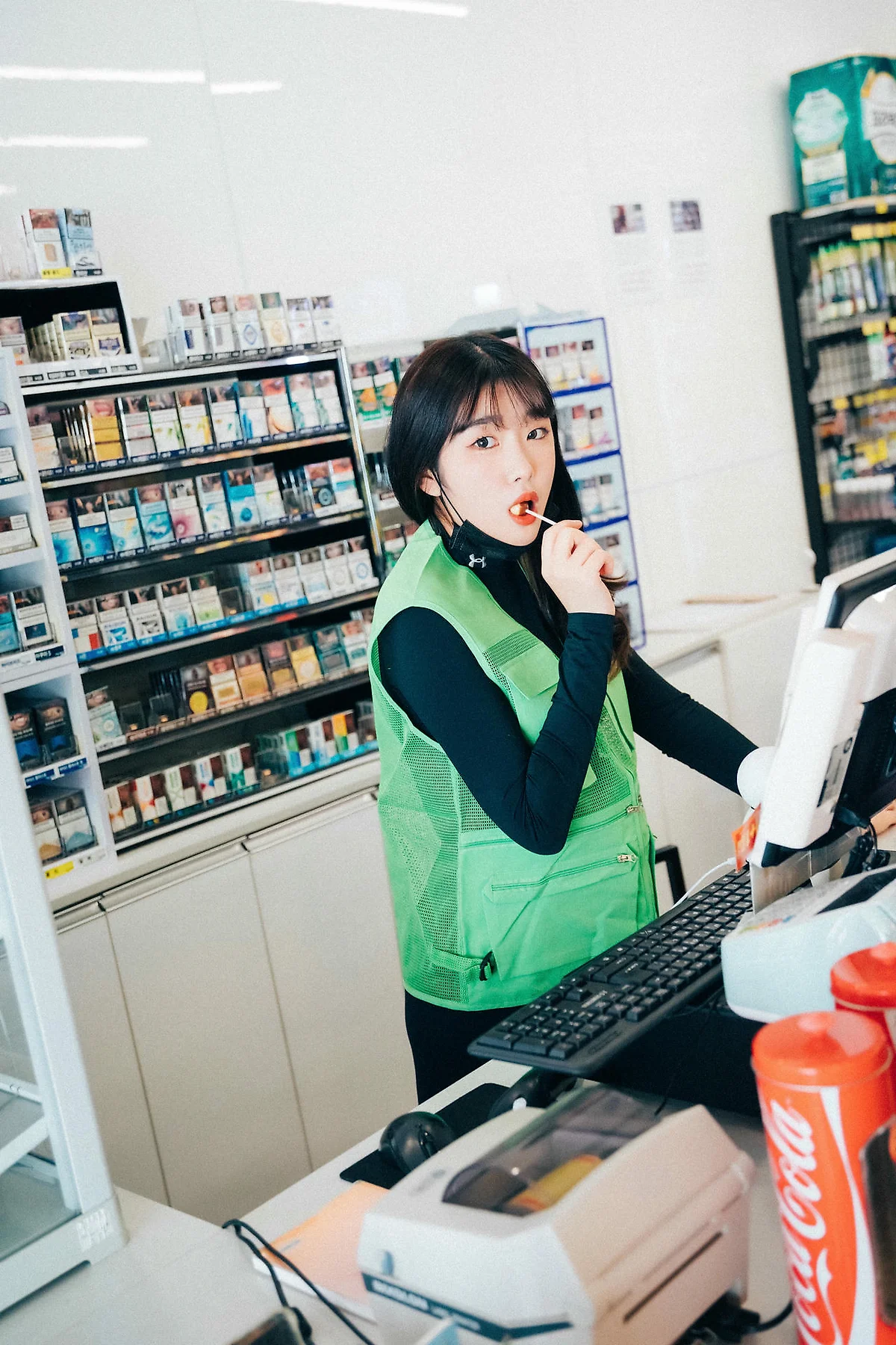 Loozy No.052 Sonson超市收银黑丝写真 - 3