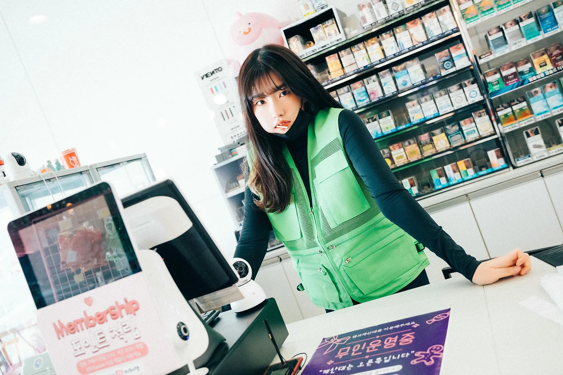 Loozy No.052 Sonson超市收银黑丝写真 - 4