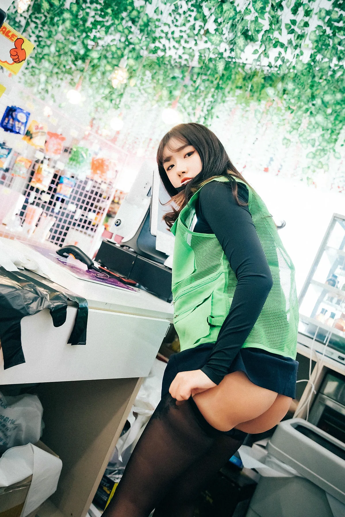 Loozy No.052 Sonson超市收银黑丝写真 - 6