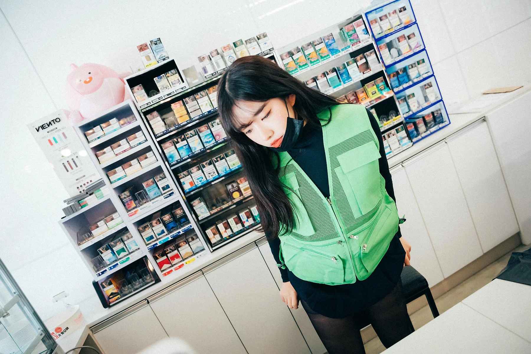 Loozy No.052 Sonson超市收银黑丝写真 - 2