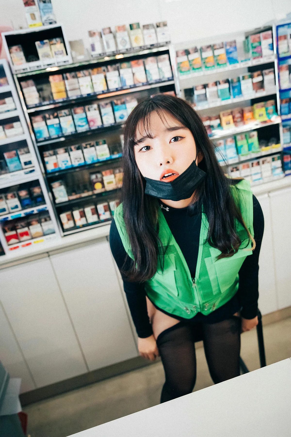 Loozy No.052 Sonson超市收银黑丝写真 - 4