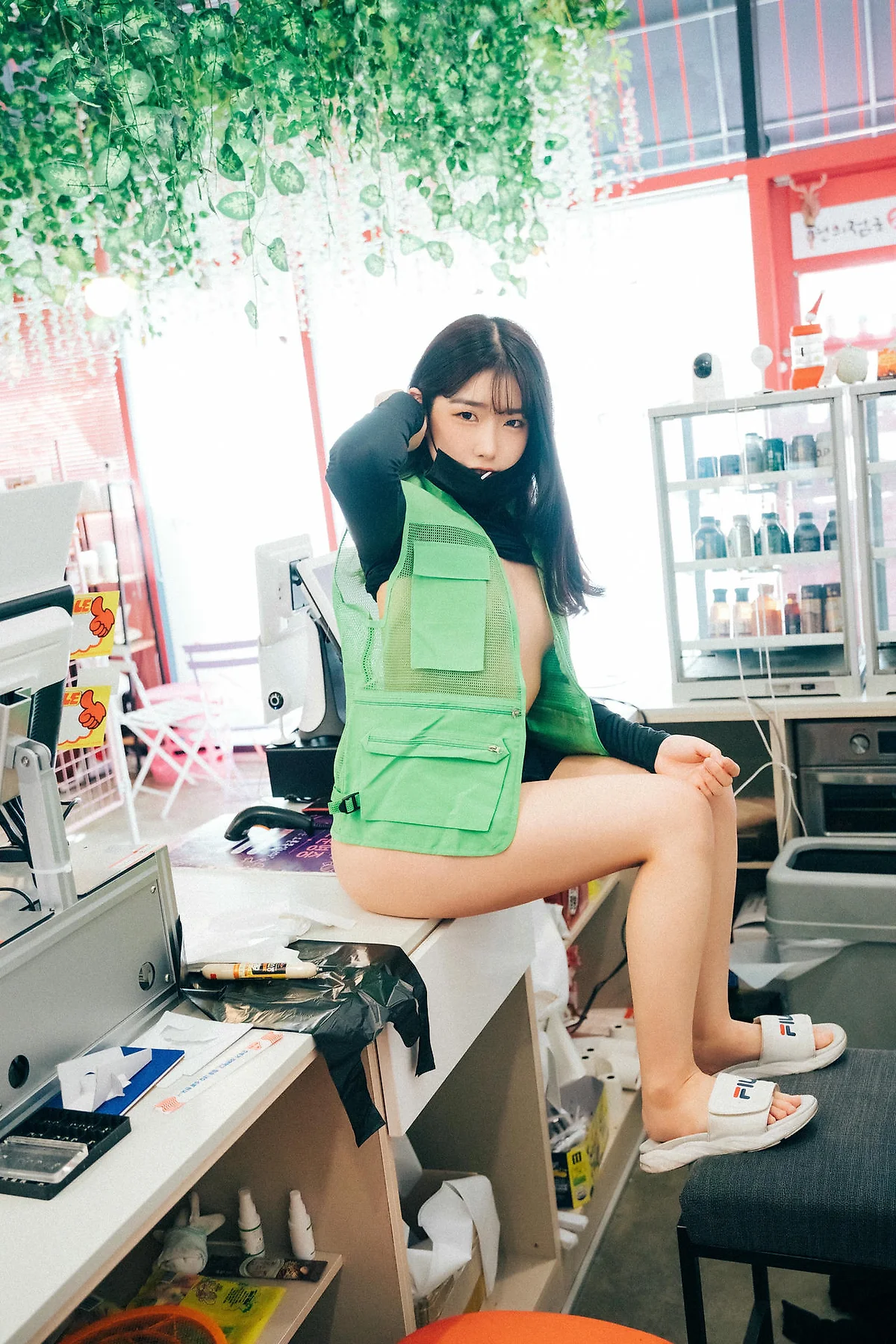 Loozy No.052 Sonson超市收银黑丝写真 - 4