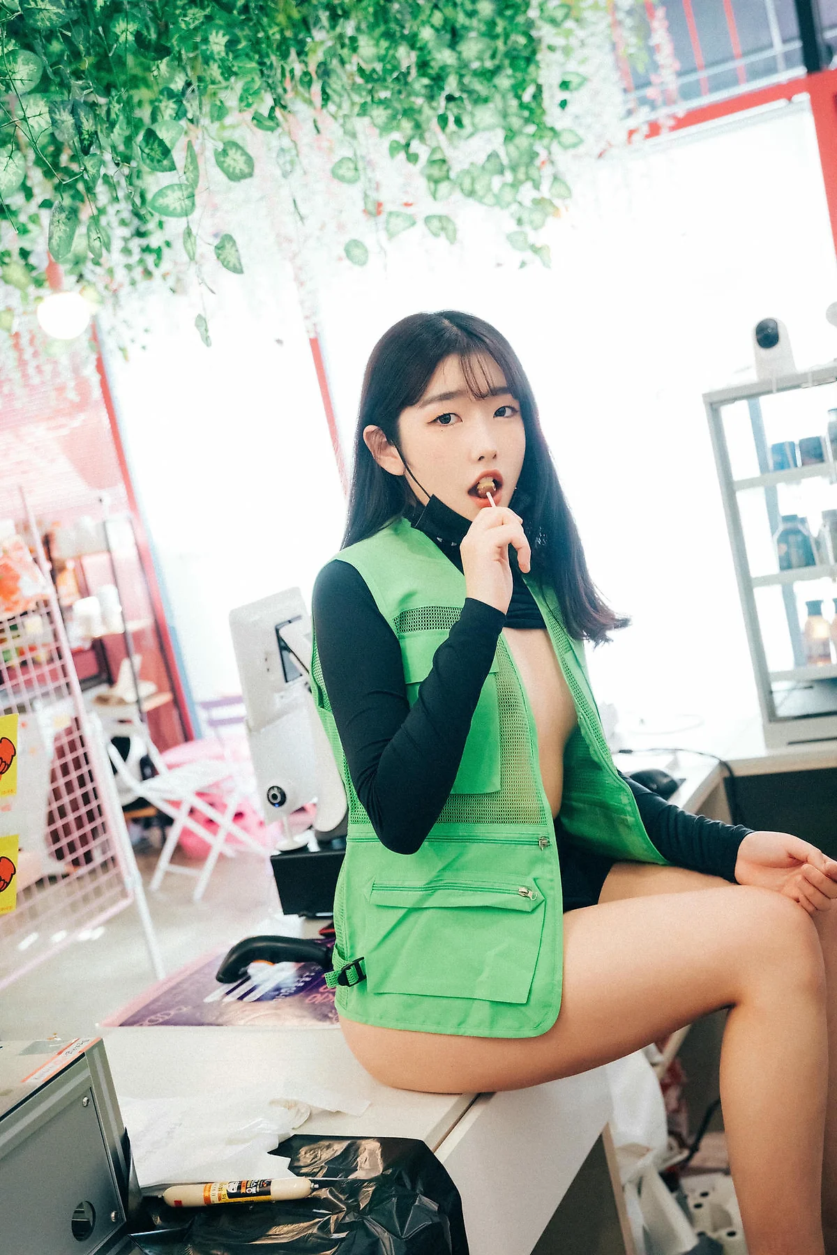 Loozy No.052 Sonson超市收银黑丝写真 - 5