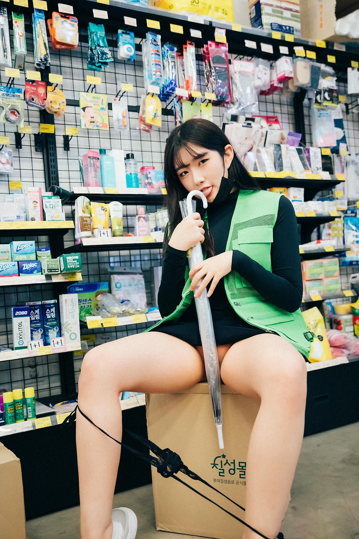 Loozy No.052 Sonson超市收银黑丝写真 - 1