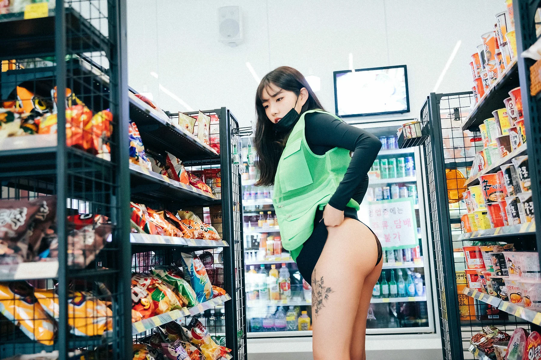 Loozy No.052 Sonson超市收银黑丝写真 - 6