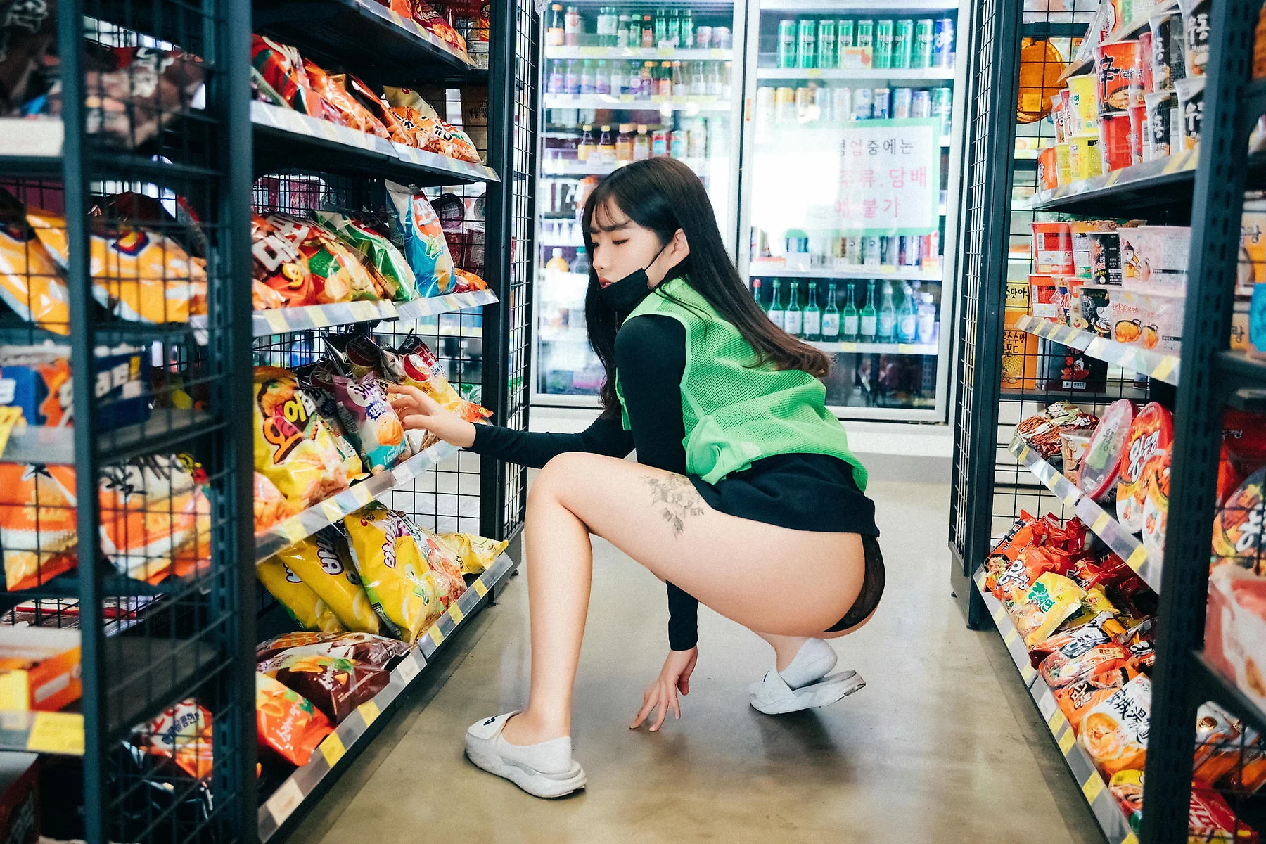 Loozy No.052 Sonson超市收银黑丝写真 - 8