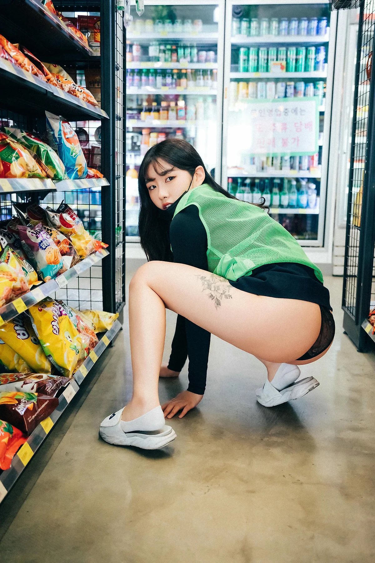Loozy No.052 Sonson超市收银黑丝写真 - 9