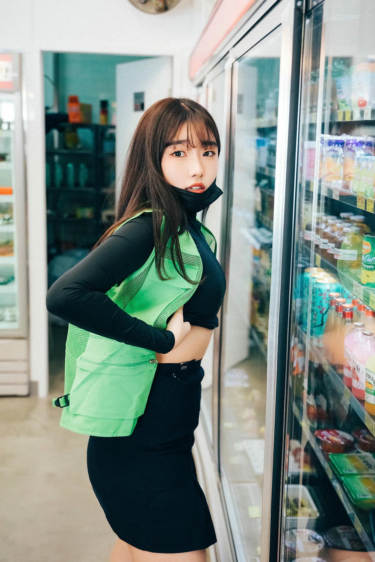 Loozy No.052 Sonson超市收银黑丝写真 - 3