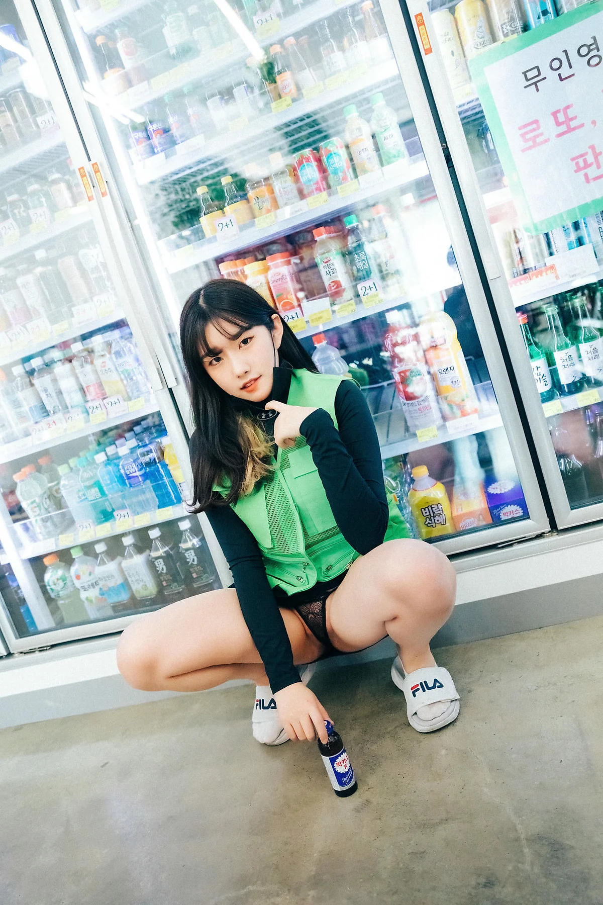 Loozy No.052 Sonson超市收银黑丝写真 - 9