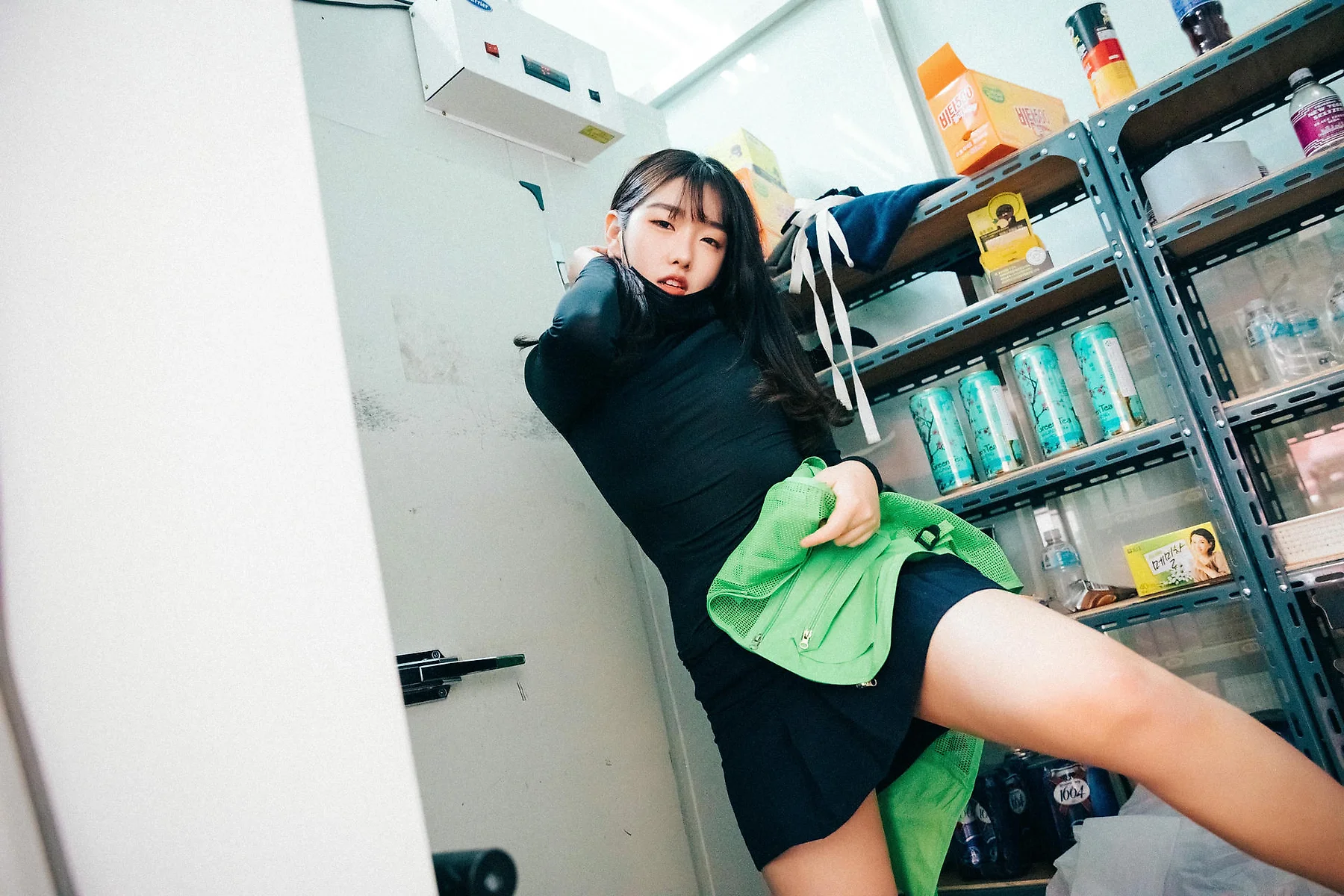 Loozy No.052 Sonson超市收银黑丝写真 - 4