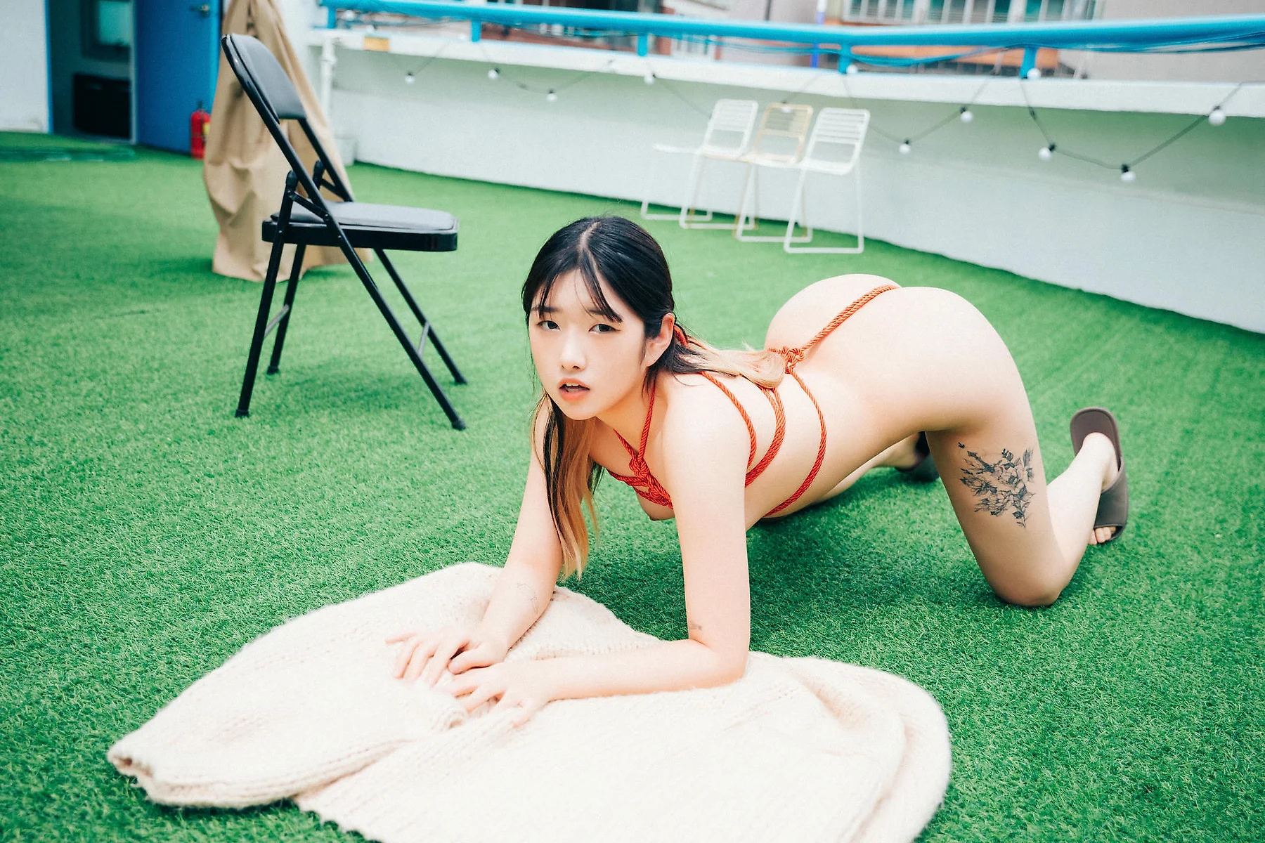 Loozy No.053 Sonson天台捆绑少女 - 9