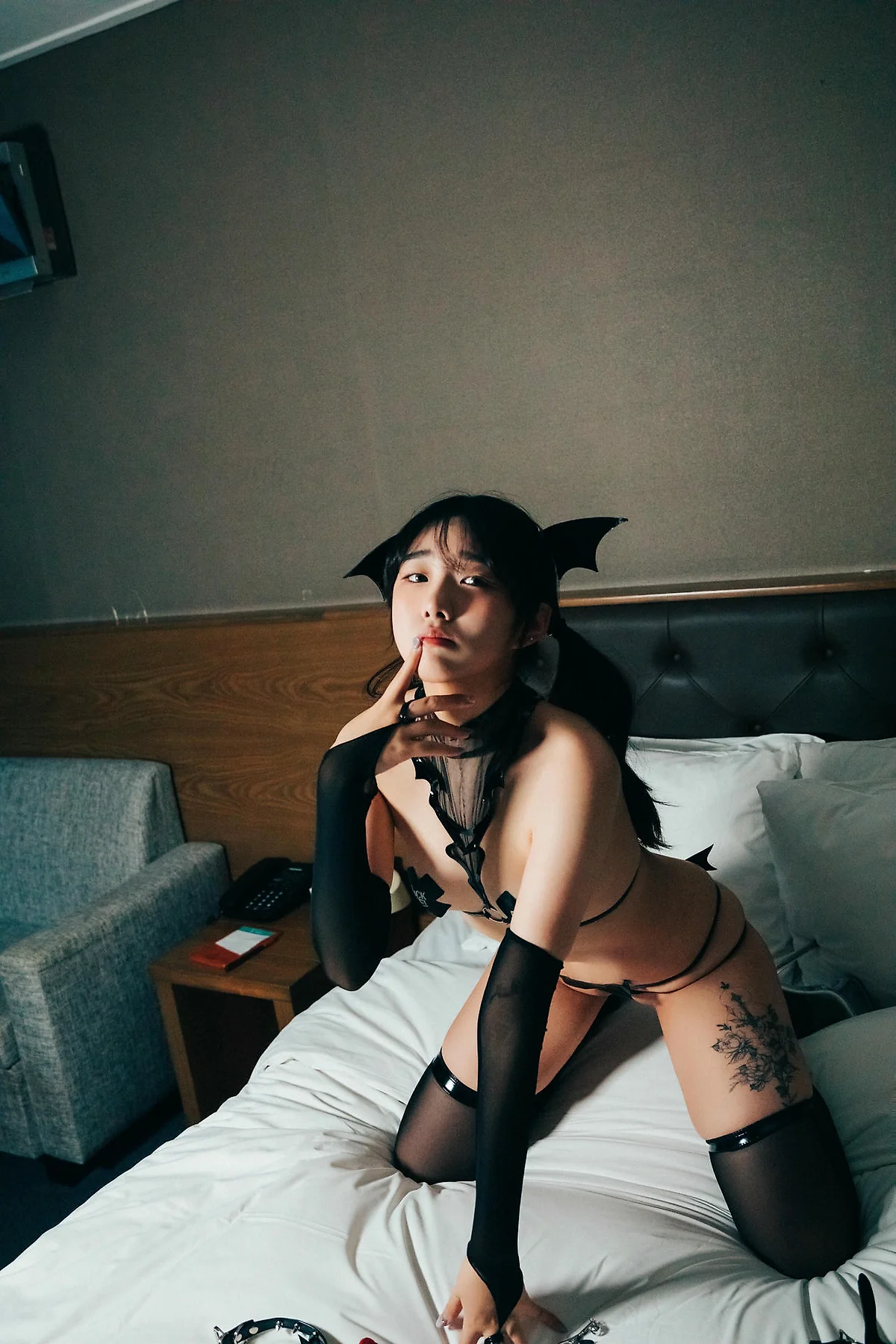 Loozy No.055 Sonson乳贴黑丝美女 - 3