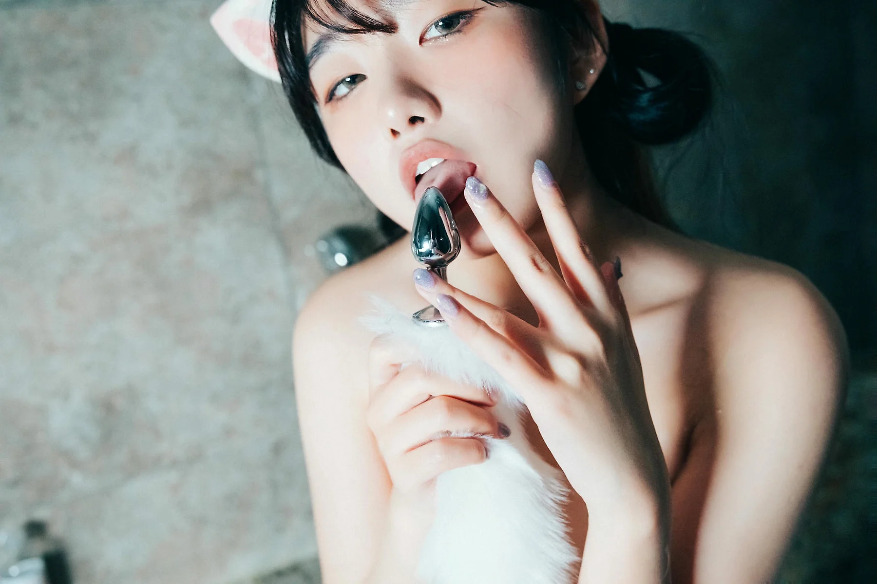 Loozy No.055 Sonson乳贴黑丝美女 - 7