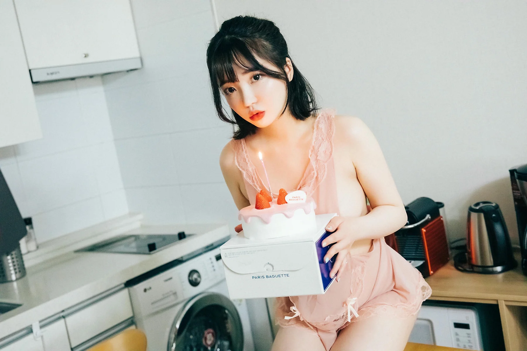 Loozy No.056 Ye Eun 网袜女仆制服 - 1