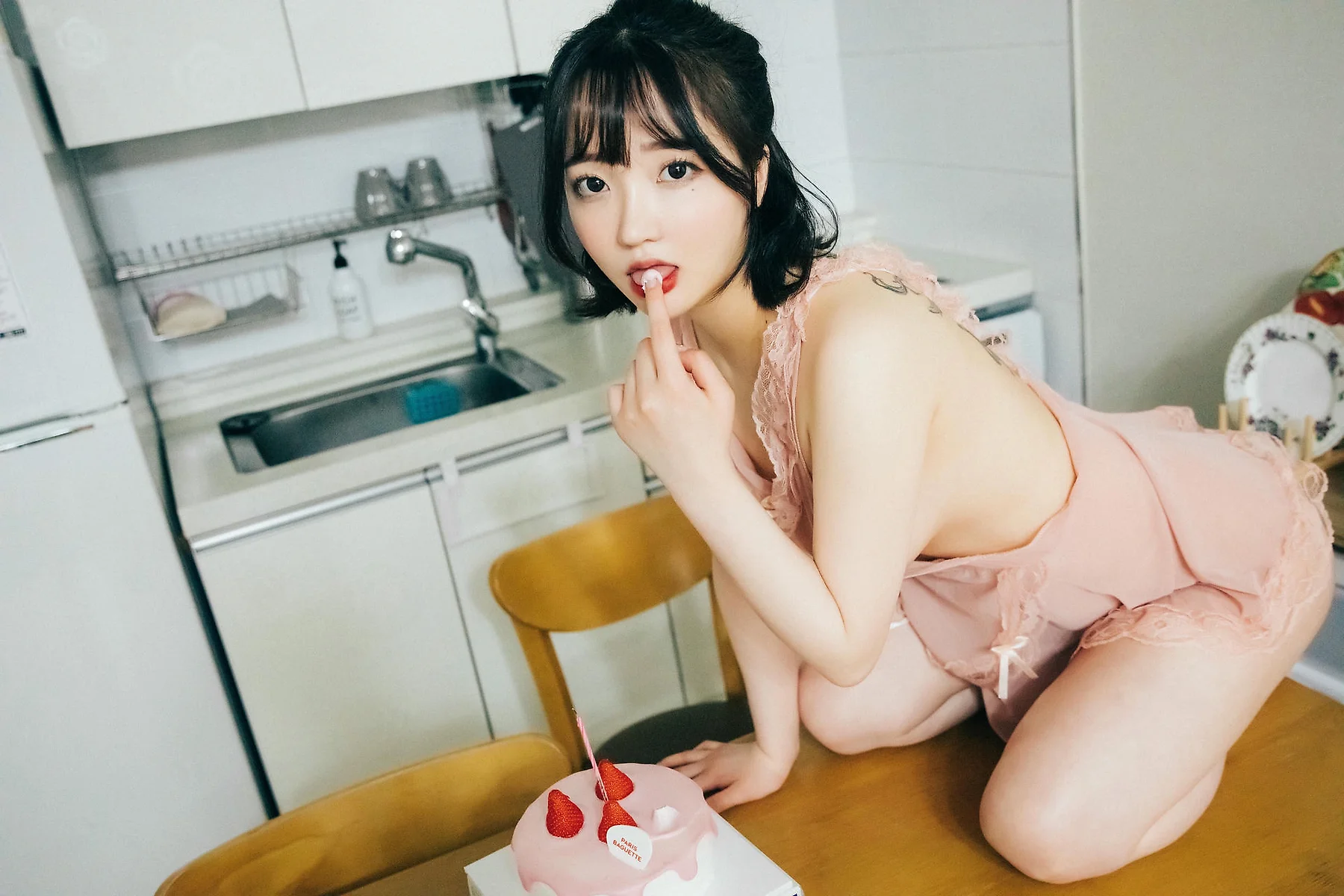 Loozy No.056 Ye Eun 网袜女仆制服 - 5