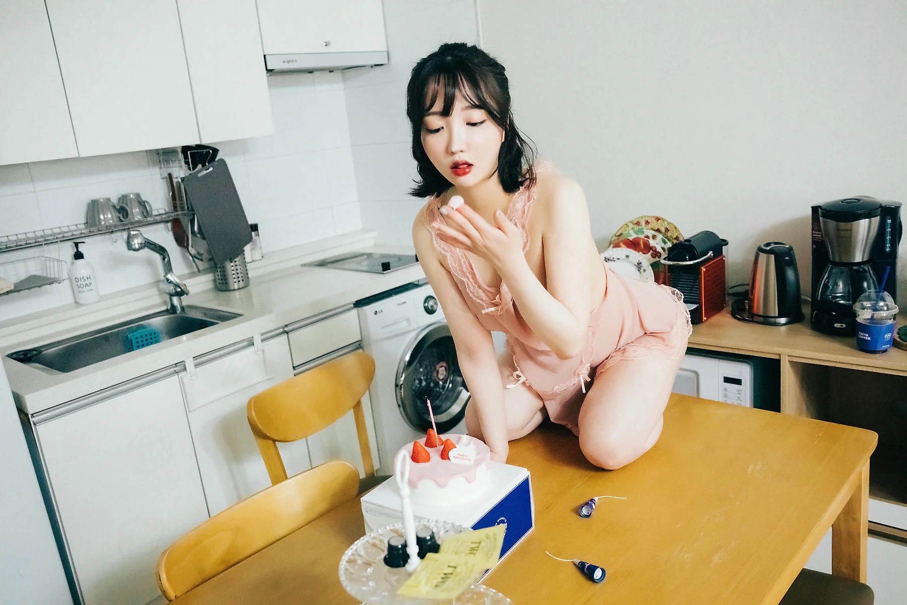 Loozy No.056 Ye Eun 网袜女仆制服 - 8
