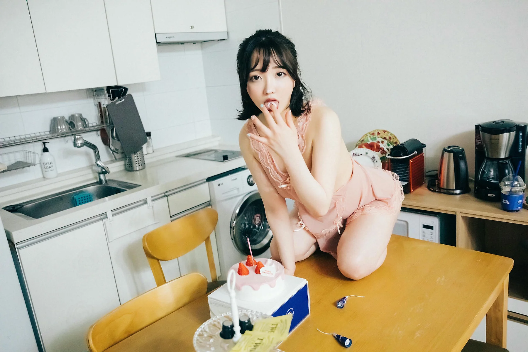 Loozy No.056 Ye Eun 网袜女仆制服 - 9