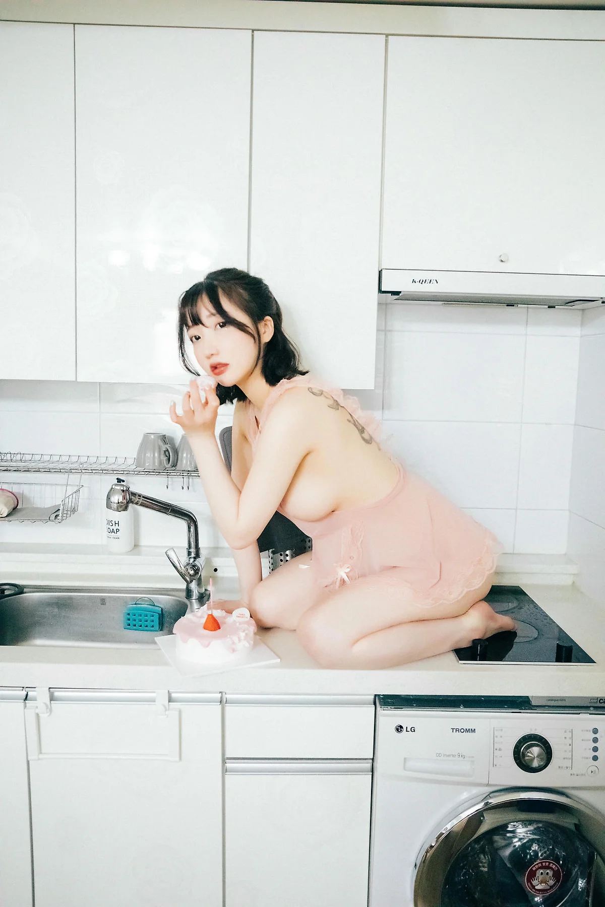 Loozy No.056 Ye Eun 网袜女仆制服 - 4