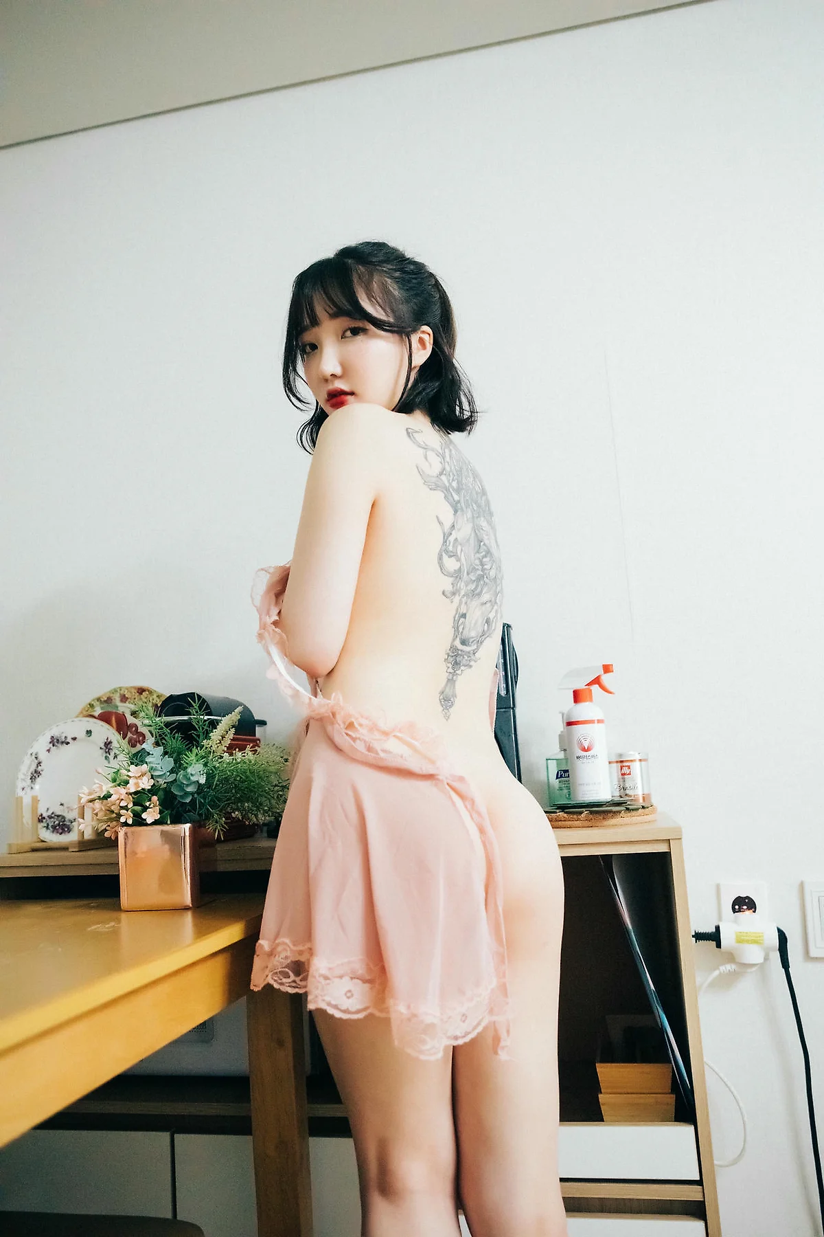 Loozy No.056 Ye Eun 网袜女仆制服 - 8