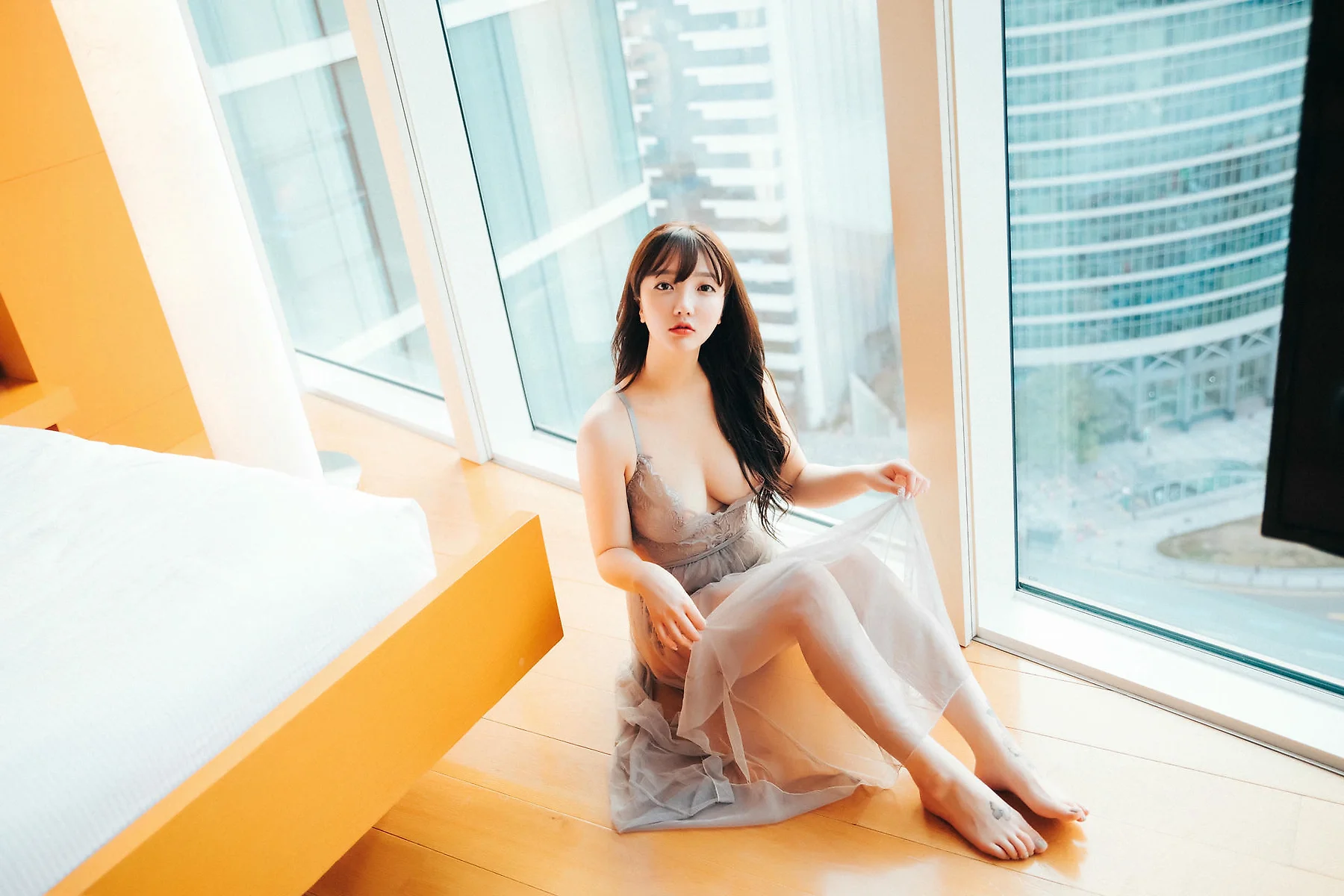 Loozy No.057 Ye Eun泡泡浴玉体湿身 - 5