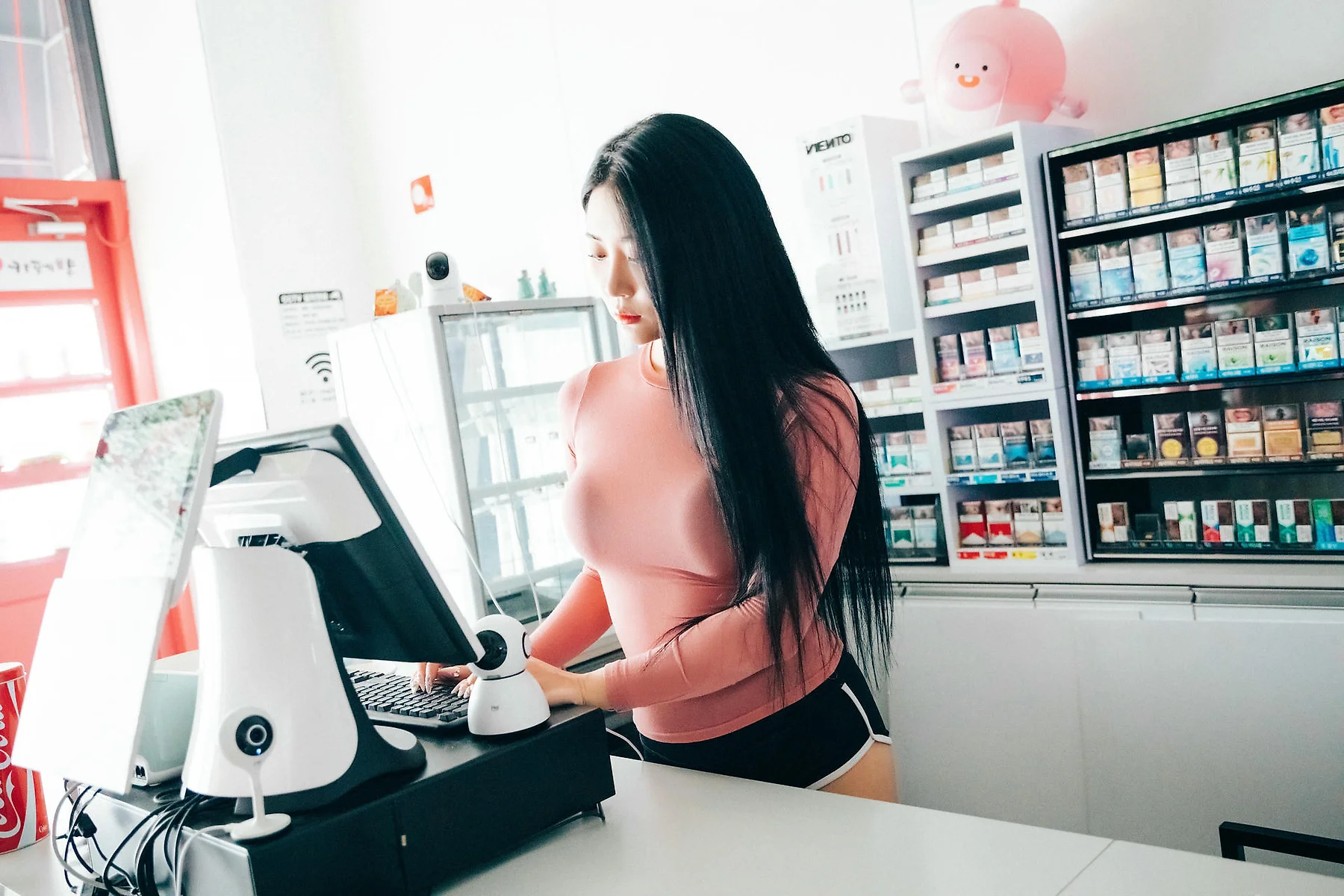 Loozy No.061 Bomi超市长发美女 - 1