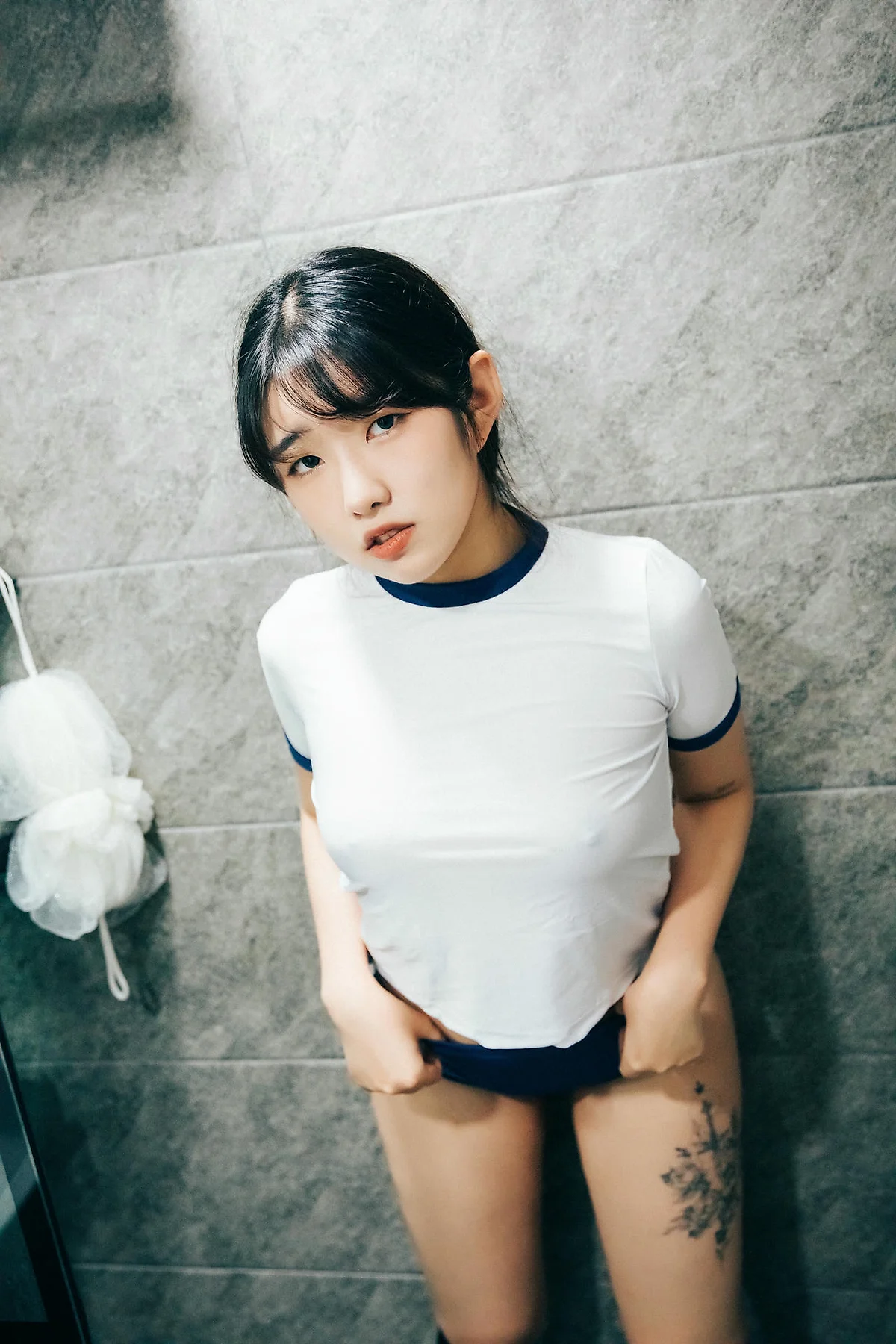 Loozy No.066 SonSon少女湿身白丝 - 5