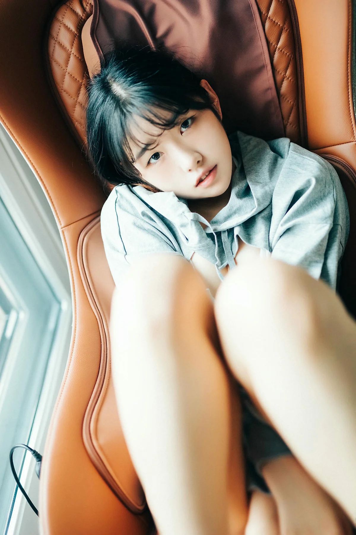 Loozy No.066 SonSon少女湿身白丝 - 3