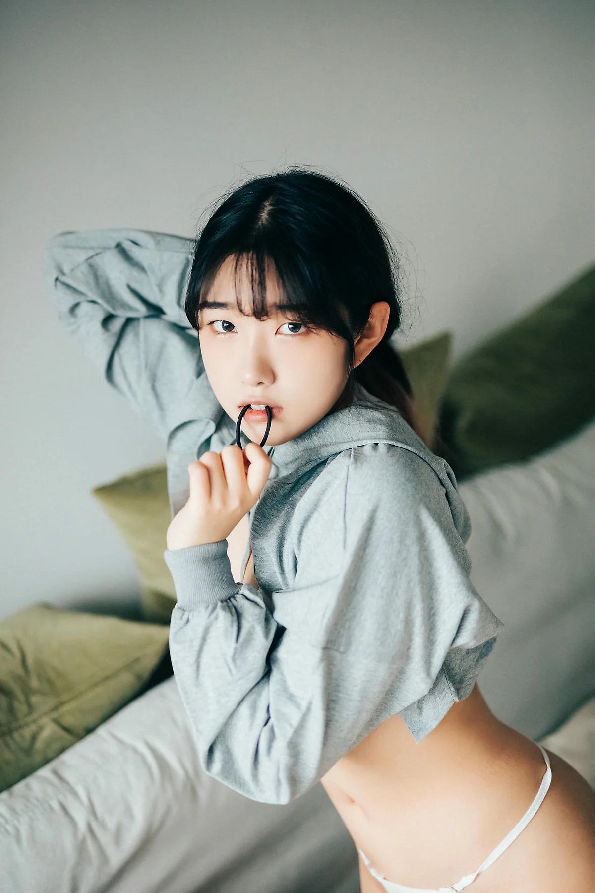 Loozy No.066 SonSon少女湿身白丝 - 4