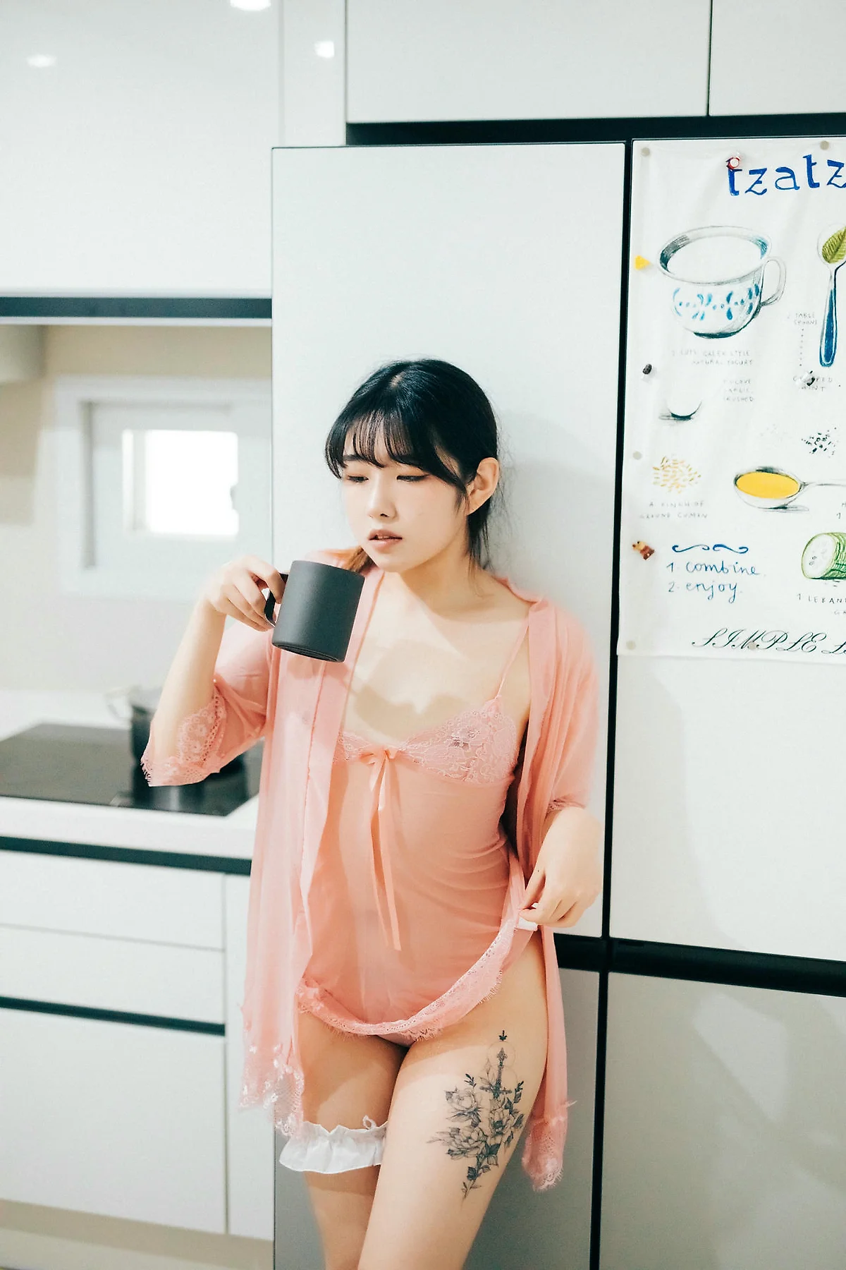 Loozy No.066 SonSon少女湿身白丝 - 5