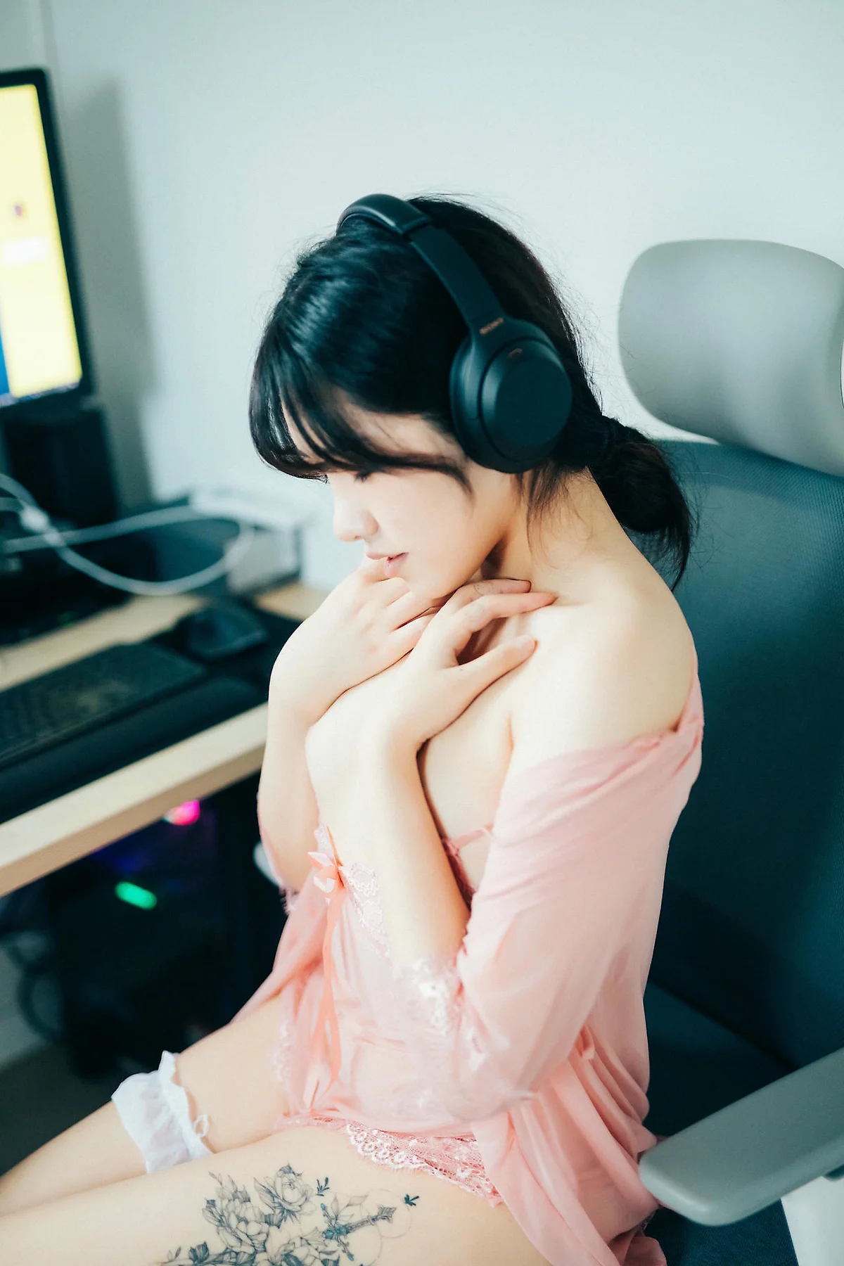 Loozy No.066 SonSon少女湿身白丝 - 3