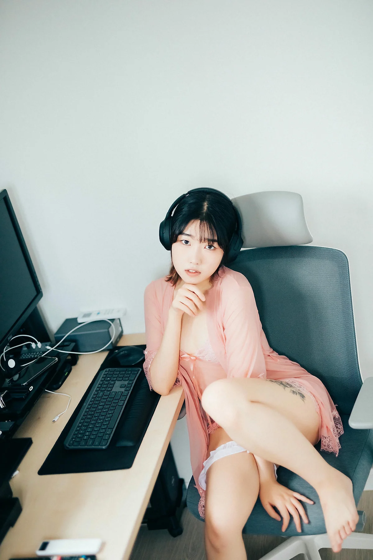Loozy No.066 SonSon少女湿身白丝 - 4